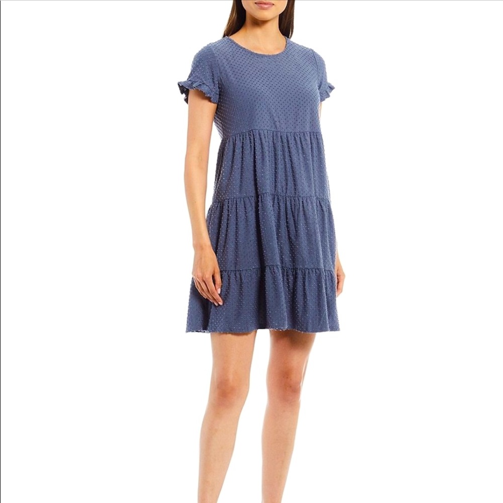 Blue Sugarlips Tiered Babydoll Dress